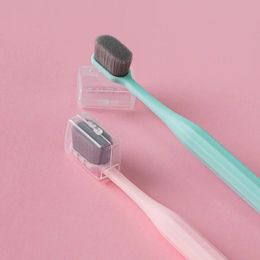 Ultralijn zacht haar milieuvriendelijke tandenborstel draagbare reistandborstel met doos zachte vezel nano tandenborstel orale hygiëne zorg-voor milieuvriendelijke mondelinge mondeling