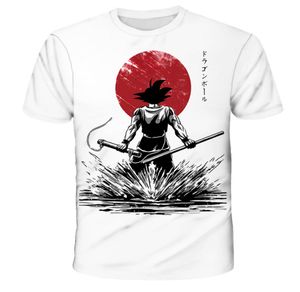 Ultra instinto dios hijo goku súper saiyan Men camiseta 3D Summer Summer Oneck diariamente Camiseta Funny Tize Plus Size2648243