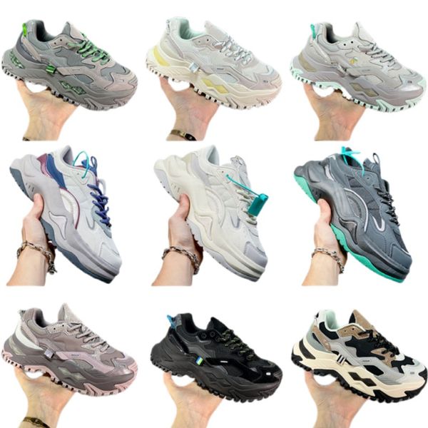 Zapatillas de correr ultraligeras con espuma para hombre, zapatos de diseñador clásicos, zapatos de plataforma retro a la moda, zapatillas de deporte acolchadas para mujer, zapatos casuales cómodos, zapatos planos bajos con cordones