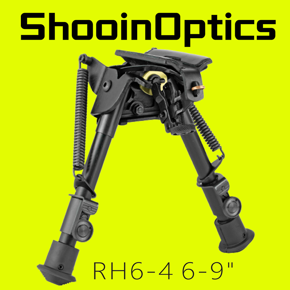 Ultra-Light Hunting Shooting Rifle Shotgun Fold Rotating Sling Swivel Bipod 6-9" RH6-4