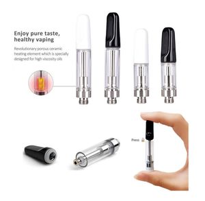 USA Ultra-Low Prijs Warehouse Atomizers Ceramic Coil Carts Vape-cartridges Lege olietank Apparaat 510 Dikke dikke oliepartridge glastank vape pen in stock Wholsale