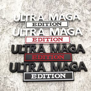 Ultra Maga Editie Auto Sticker Decoratie 3D Zinklegering Decal Badge Emblemen Bumper Stickers