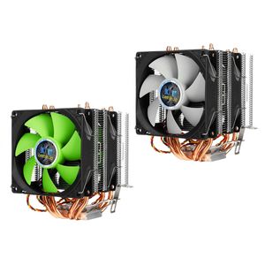 Ultra-Silent PC Computer Fans 2200RPM 50000 HRS Geen Lamp CPU Koellichaam Ventilator Heatsink Cooler - Groen