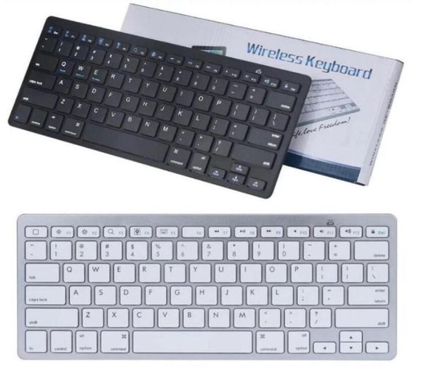 Clavier Bluetooth Ultra mince pour tablettes et Smartphones, sans fil, Style clavier Android Windows PC1291428