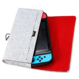 Estuche portátil ultra delgado caja de carga de la bolsa para Nintendo Switch Bolsa de almacenamiento de protección profesional para NS Switch Lite
