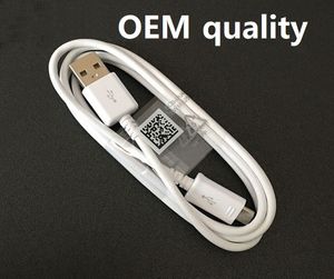 Prix usine Original OEM S4 Câble USB V8 Micro USB Chargeur Adaptateur Data Sync Cordon de charge pour téléphone mobile Android Samsung Galaxy S6 S7 Edge