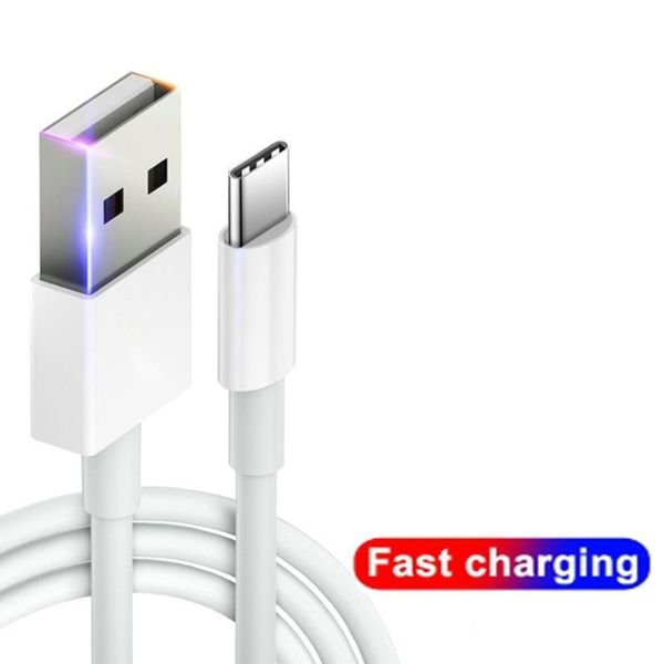 Câbles USB haute vitesse 2A Chargeur rapide Micro V8 Type C Câble de charge 1M 2M 3M Ligne de cordon pour téléphone mobile Android Huawei Samsung LGﾠXiaomi