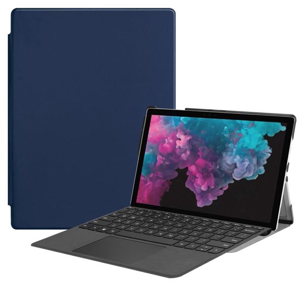 Funda de cuero PU ultradelgada para Microsoft Surface pro 4 5 6 123 pulgadas 2018 Tablet Stylus Pen7468813