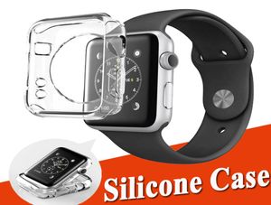 Ultra slim transparent en cristal clair transparent Soft TPU Rubber Silicone Protective Cover Coot Skin for Watch 41mm 45mm S7 Series 7 6 5 4 3 24522671