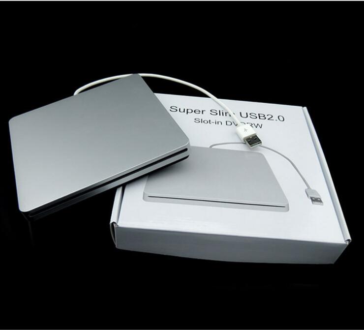 Ultra slanke USB 2.0 Externe slot in DVD CD SATA Drive Burner voor MacBook Pro voor laptop