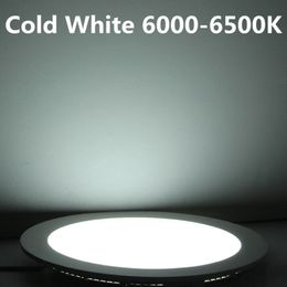 Ultra mince 3W / 4W / 6W / 9W / 12W / 15W / 25W Plafond LED Grid Downlight / Slim Round Pannel Light