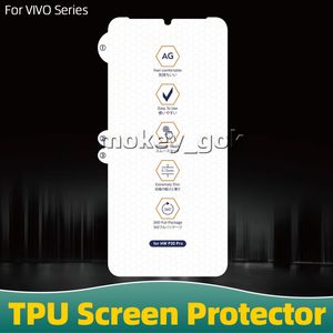 Ultra-dunne AG TPU-schermbeschermer 3D gebogen beschermende film voor vivo S12/S12 Pro X90 X60 X80 X70 IQOO 8PRO 10PRO