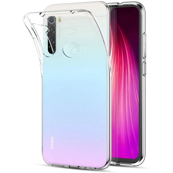 Caso transparente ultra delgado para Xiaomi Redmi Nota 10 9 8 7 6 5 Pro 10s 11 11s 10T 9S 9T 8T 9A 9C 8A 7A 6A TPU TABRA TRANSPARENTE