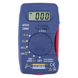 Ultradunne digitale multimeter M300 Mini Pocket Integrated multimeter AC/DC Ammeter voltmeter ohmmeter batterijcapaciteitstestgereedschap