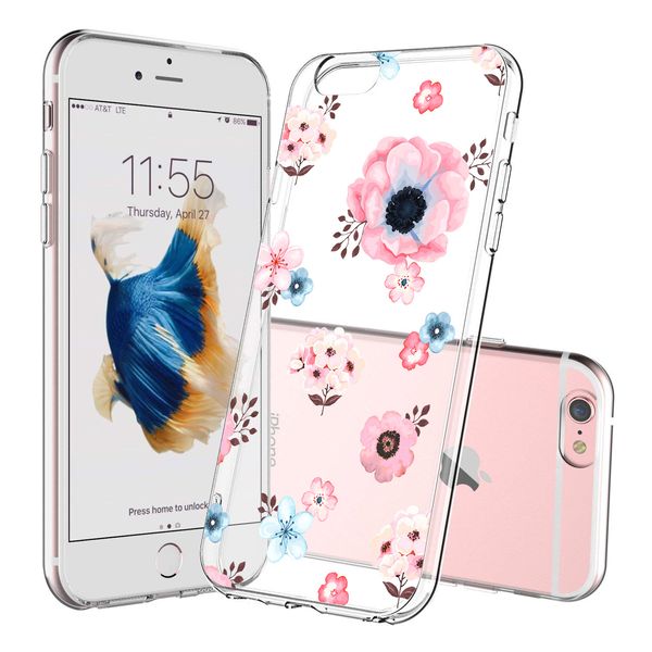 Pour Iphone 12 Clear Soft TPU Phone Case Flamingo Fashion Design Cover Pour iPhone 11 Pro XR XS MAX 6 7 8 plus Samsung Note 20 Note 10 S10 S20