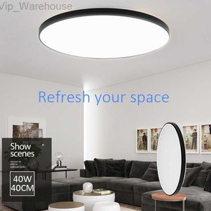 Ultra Thin Led Ceiling Lamp 15W 20W 30W 50W 72W Modern Panel Ceiling Lights Fixtures For Living Room Bedroom Indoor Lighting HKD230824