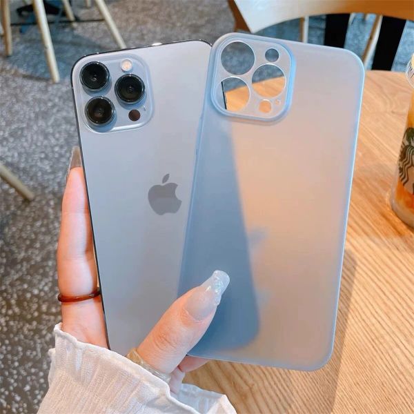 Étui transparent souple ultra-mince pour l'iPhone 15 14 13 12 11 Pro Max xs xs max xr 7 8 Plus SE MINI TPU SLIM COVER COVER