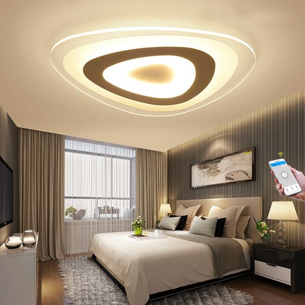 Lámpara de techo moderna ultrafina, montaje empotrado, Lamparas Techo, accesorio Led para iluminación de dormitorio de niños