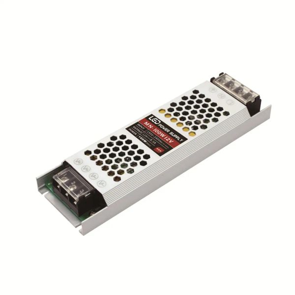 Transformateurs d'éclairage LED de l'alimentation de commutation régulée ultra mince DC 5V 12V 24V 60W 100W 200W 300W 400W pour la bande de vidéosurveillance LED