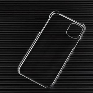 Téléphone étuis pour iphone 11 12 13 Mini Pro Max Ultra mince mince Transparent PC étui rigide cristal clair coque en plastique couverture pour Samsung S20