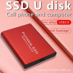 Ultra mince SSD sans fil 1 To 2 To 4 To 8 To Périphériques de stockage Disque dur externe Disques SSD internes Type C USB3.1 Ordinateur portable Max 231220