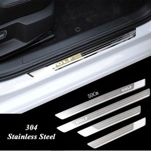 Ultradunne Rvs Dorpel Instaplijsten voor Vw Golf 7 MK7 Golf 6 MK6 Welkom Pedaal Drempel Auto accessoires 2011-2015