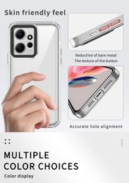 Étui de téléphone portable de protection transparent ultra-mince pour xiaomi redmi note 12 4g 12 pro + 11 pro 11s redmi 12c 11a couverture claire douce