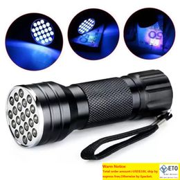 Ultra Violet UV Light Mini Portable 12 LED Lampe de poche UV Torche Scorpion Détecteur Finder Lumière noire