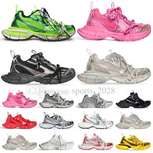 designer schoenen 3XL herenschoenen luxe sneakers tripler zwart wit veelkleurig roze papa Plate-forme heren dames trainers