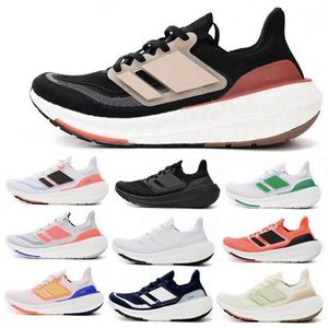 Ultraboost Light Heren Dames Loopschoenen UB 9.0 Ultraboosts 23 Triple White Core Solar Geel 2023 Man Dames Zapatos Trainer Sneakers