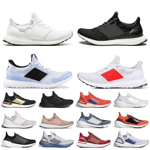 Ultraboosts 20 Chaussures de course Ultra Boosts 22 19 4.0 DNA Cloud Blanc Noir Semelle Rose DHgate Golden ISS US National Lab Solar Red Runners Baskets Baskets