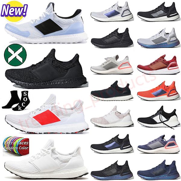 Ultraboosts 20 UB Hommes Chaussures de course décontractées Baskets 6.0 4.0 5.0 Ultra Core Triple Noir Blanc Tennis Métallique Tech Indigo Dash Gris Dhgate Designer Baskets Runner