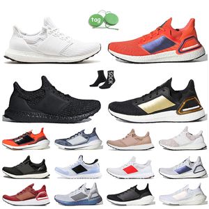 Ultraboosts 22 20 19 Chaussures de course Femmes Hommes Ultra 4.0 DNA Cloud Blanc Noir Semelle Ash Peach Tech Indigo OG Mesh Tennis Baskets Coureurs Jogging Marche Baskets