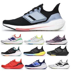 Ultraboost 22 Hommes Femme Chaussures de course Baskets Ultra UB 8.0 Core Black Solar Green Vivid Red Turbo 2023 Authentique Formateur Taille 5 - 12