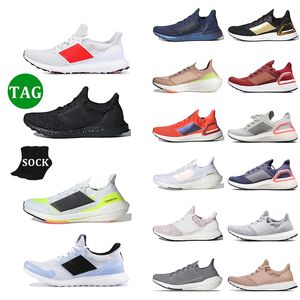 Ultraboosts Designer Chaussures 4.0 5.0 6.0 Chaussures de course Hommes Femmes Ultra Triple Blanc Noir Ultras Gris Solaire Orange Devise Mondiale Métallique Chaussures Baskets Chaussures