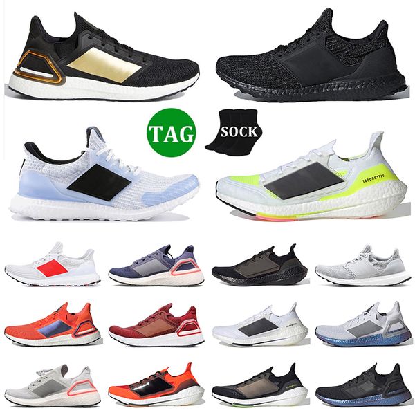 Ultraboosts Light 2024 para hombre para mujer amantes de los zapatos corrientes UB9.0 Popcorn Pure Boost 2023 Blanco Verde Azul Rojo Negro Primeknit HQ6350 UB Ultraboosts zapatillas de deporte de moda