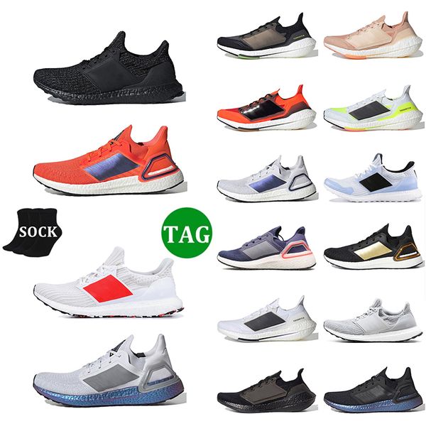 Ultraboosts Light Trainer Run Running Zapatos para caminar Ultra Core Triple Negro Solar Rojo Volt Verde 2023 Hombre Mujer Outsdoor UB Ultraboosts Chaussures Sneaker Tamaño 36-45