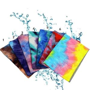 serviettes de yoga en fibres ultrafines pilates exercice tapis de fitness couvertures anti-dérapantes colorées tie dye tapis de yoga couverture vente chaude Alkingline