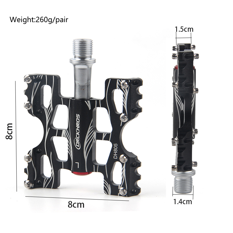 Ultralight 3 lager pedalcykelcykelpedal Anti-Slip Pedal Bearing Quick Release Aluminium Alloy Bicycle Accessories