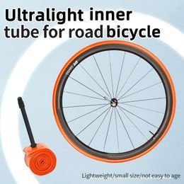 Tube intérieur de vélo ultralight 700 18-32c Road Bicycle TPU Tire intérieure 700c 45/65/85 mm de longueur Vanne française Super Light Tube