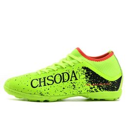 Zapatos de fútbol ultraligeros para hombre, zapatos de fútbol de interior para césped, entrenamiento de césped, partido para niños, profesional, antideslizante, para exteriores, Unisex