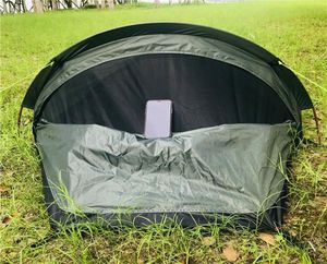 Ultralight Tent Backpacken Outdoor Camping Slaapzak Lichtgewicht Enkele Persoon Bivakzak 2206061606666