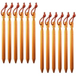 Ultralight Threesiated High Strength 7075 Aluminium Outdoors Tent Stakes POGS avec corde Gadgets de vitesses d'extérieur4234921