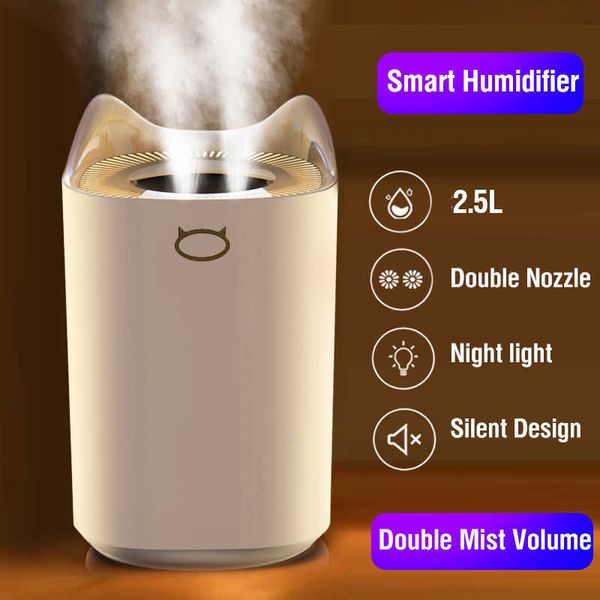 Humidificateur d'air ultrasonique Aroma Diffuseur électrique Huile essentielle Aromathérapie Parfum 210709