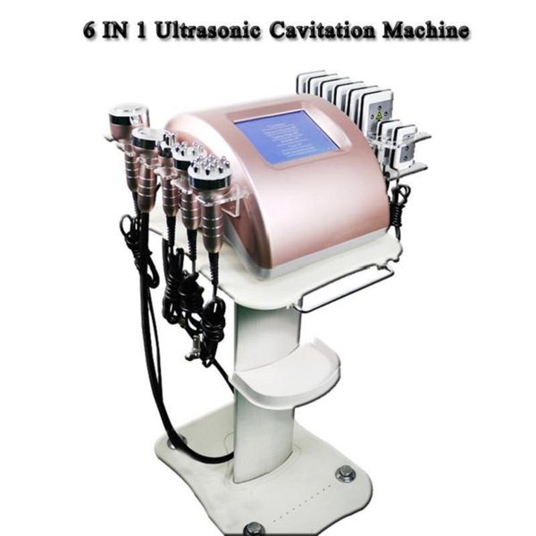Máquina de adelgazamiento ultrasónico liposucción láser lipo cavitación cintura delgada radiofrecuencia piel apretada vacío equipo de spa a tope