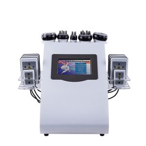 Ultrasone Cavitatie RF Machine Vet te koop thuis LED 2022 Rotatiehoofds Body Slimming 6 in 1 Mini Vacuüm Cavitatie-systeem