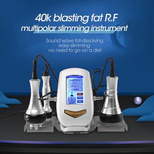 Cavitación ultrasónica RF que adelgaza la máquina 3 en 1 mini tamaño para el estiramiento facial del uso en el hogar