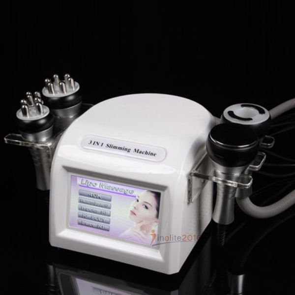 Máquina ultrasónica para la celulitis para la reducción de la grasa corporal Estiramiento facial moldeador del cuerpo con liposucción Cavitación ultrasónica Tripolar RF Vacío fuerte