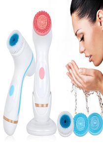 Ultrasone gezicht reinigende borstel gezicht reiniger siliconen massage gezichtsreiniger poriën blackhead acne wast borstel3511129