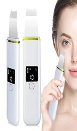 Ultrasonic Facial Skin Surpor Scurpor LCD Écran ION EMS Thérapie Face Retournage Cleaner Spatule Remover Nettoyage Acné Nettoyage 8515771